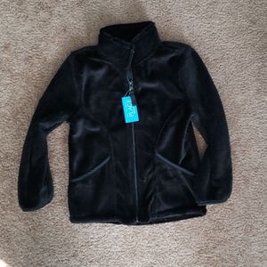Girls black fleece jacket